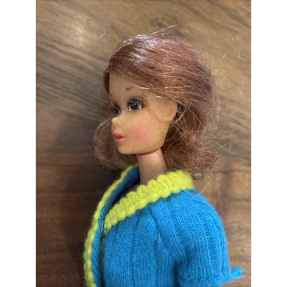 1967 Walking Jamie Barbie Doll Dress/Outfit, Sears Exclusive Japan Titian Red - Picture 13 of 14
